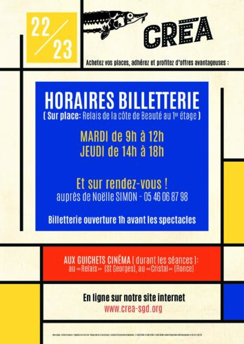 Saison Culturelle du Créa à Saint-Georges-de-Didonne