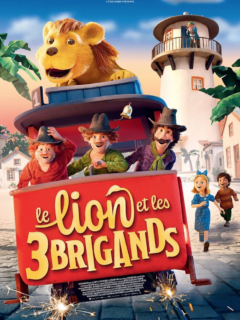 Affiche du film Le Lion et les trois brigands