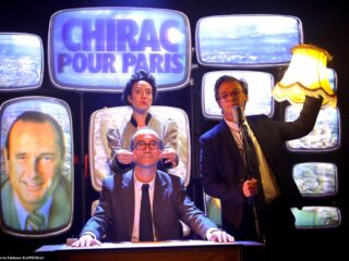 Affiche du spectacle Jacques et Chirac