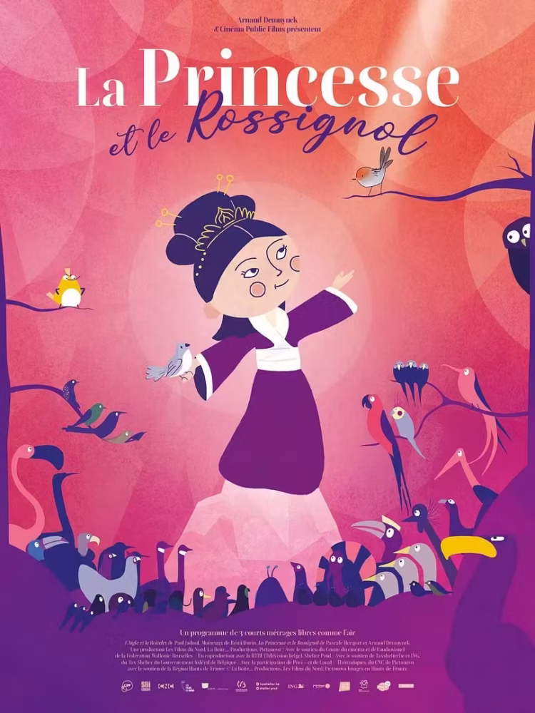 Affiche La Princesse et le rossignol