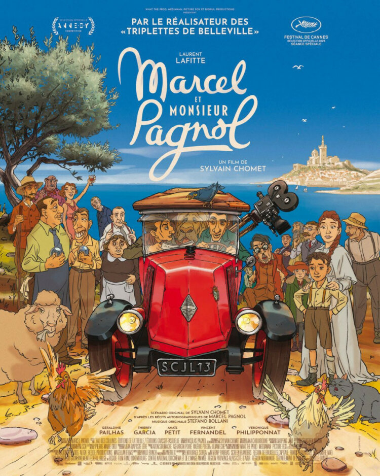 Affiche Marcel et Monsieur Pagnol