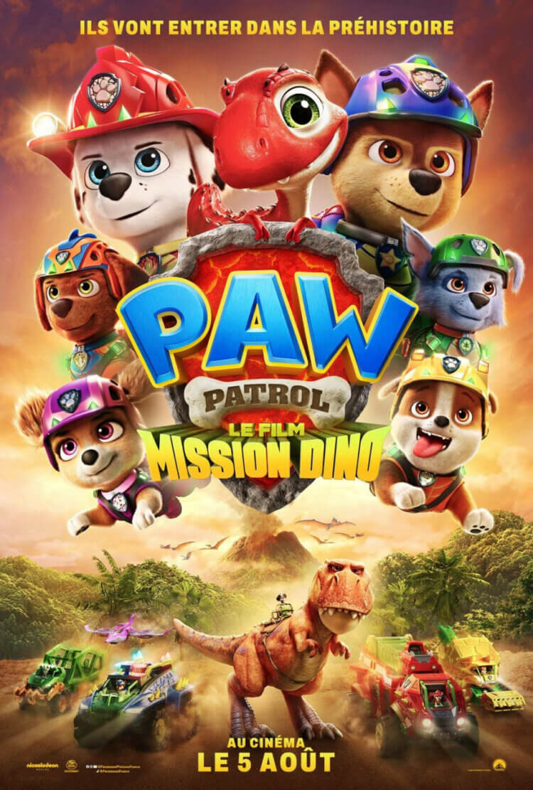 Affiche La Pat’ Patrouille : Le film mission Dino